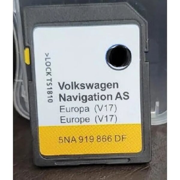 SD Karte für Navigation AS für PQ & MQB Dicover Media V17 5NA 919 866 DF