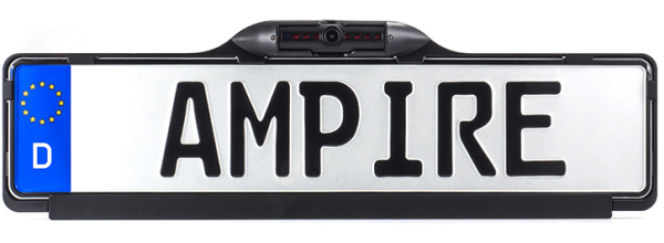 AMPIRE Farb-Rückfahrkamera mit IR, Hilfslinien, gespiegelt/entspiegelt