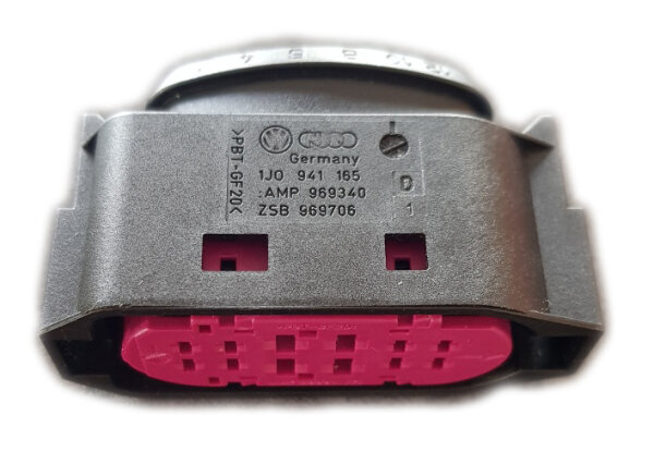 Flachkontaktgehäuse Xenon Stecker Buchse Flachkontakt Gehäuse 1J0941165 Audi VW