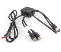 TFT Monitor Display für Rückfahrkamera 17.8cm (7) mit 2 Eingängen und Klebe/Saugnapfhalterung