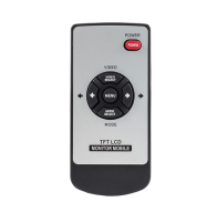 TFT Monitor Display für Rückfahrkamera 17.8cm (7) mit 2 Eingängen und Klebe/Saugnapfhalterung