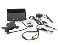 TFT Monitor Display für Rückfahrkamera 17.8cm (7) mit 2 Eingängen und Klebe/Saugnapfhalterung