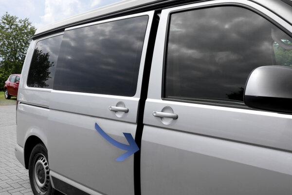 Komplettset Soft Close, Komfortschließen, Zuziehhilfe Schiebetür für VW T6 SG