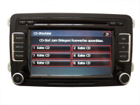 VW Radio RCD510 RCD 510 mit MP3 Wechsler + SD Slot VW  mit RFK Anschluss