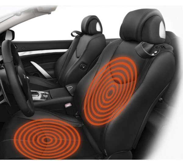 AMPIRE Sitzheizung, 2-stufig schaltbar mit Thermostat, 24 Volt