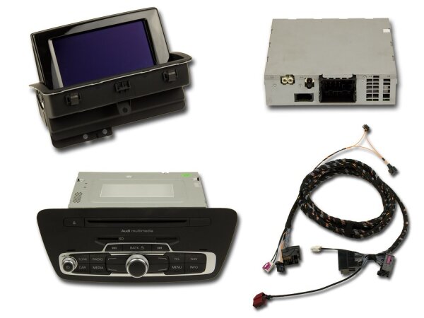 Nachrüst-Set MMI3G Navigation plus Audi Q3 8U - passiv Lautsprecher gebraucht suwtec