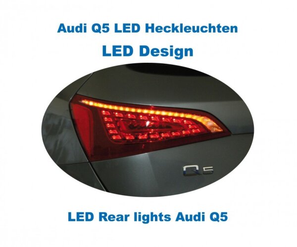 Komplett Set LED Heckleuchten Audi Q5 neu LED original