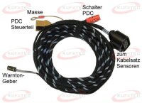 Kabelsatz PDC Steuergerät - Front A4 8H Cabrio A4 B6 B7
