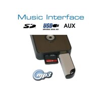 Digitales Music Interface USB SD AUX Mini ISO Audi VW...