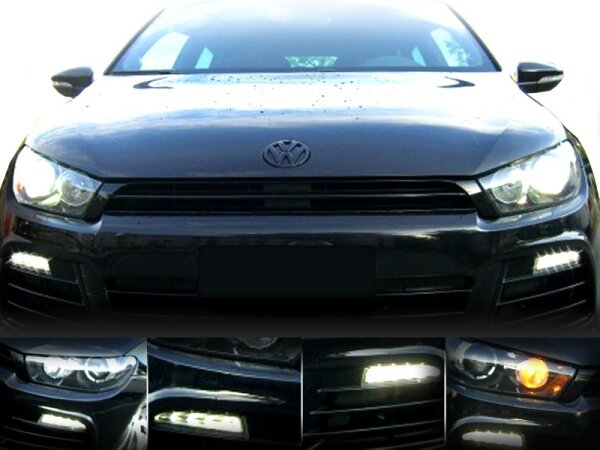 Adapter LED-Tagfahrleuchten für VW Scirocco 1K