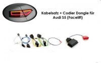 Kabelsatz + Codier Dongle LED Heckleuchten Audi A5/ S5...