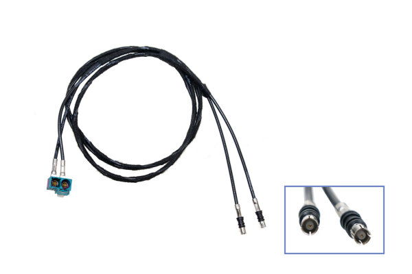 Fakrakabel 2x Winkel-Buchse auf 2x Buchse