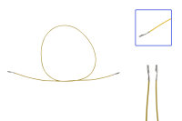 Reparaturleitung, Reparaturkabel, Einzelleitung MLK 1.2...