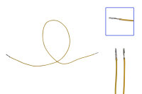 Reparaturleitung, Reparaturkabel, Einzelleitung H9...